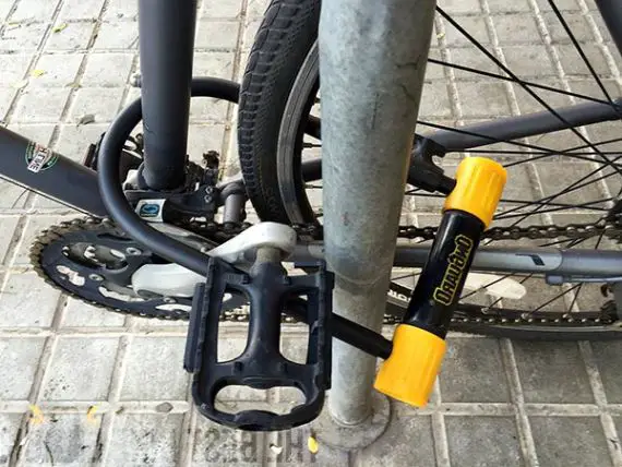 Placer antivol vélo